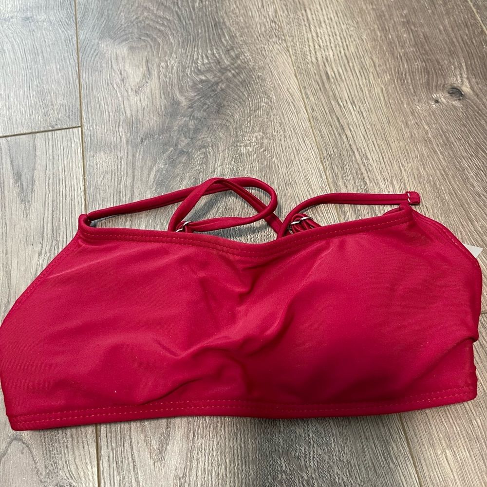 Small Shein Red Swim Top